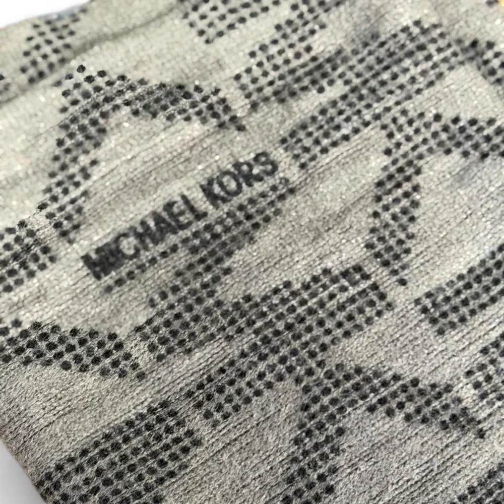Michael Kors taupe/dark brown infinity scarf